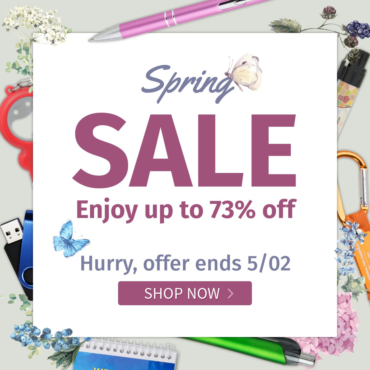 Spring Sale - enjoy up to 73% off!