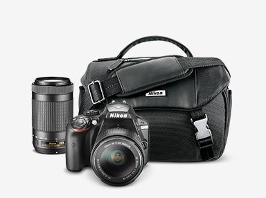 $350 off Nikon D3400 DSLR bundles*