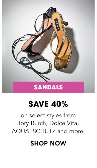 SANDALS SAVE 40%