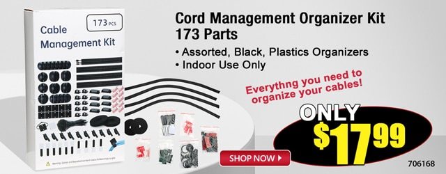 Cord Management Organizer Kit - Shop now