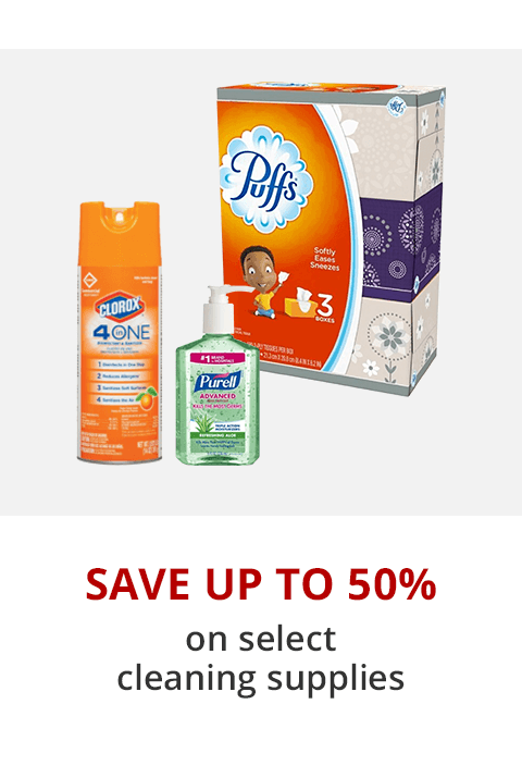 Save up to 50% on select Cleaning Items