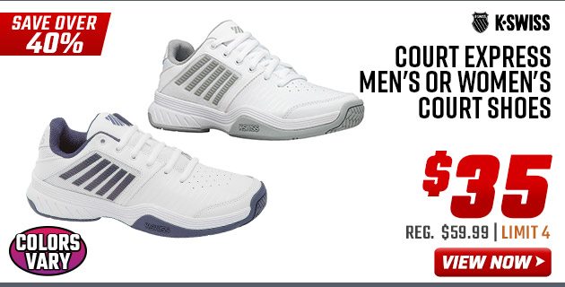 K-Swiss Court Express Men's or Women's Court Shoes