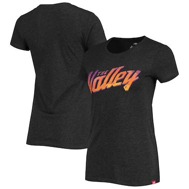 Sportiqe Phoenix Suns Women's Black The Valley City Edition Tri-Blend T-Shirt