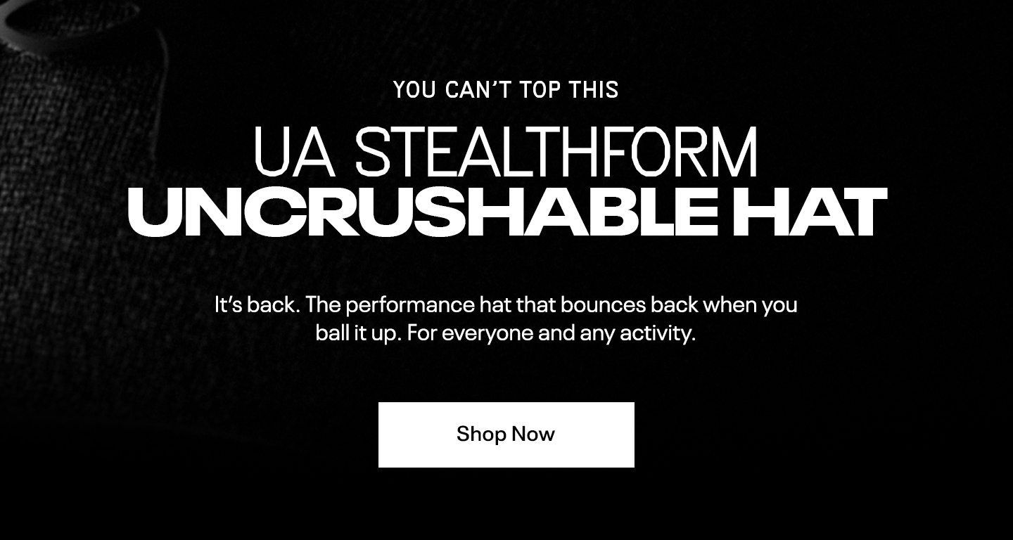 YOU CAN'T TOP THIS | UA StealthForm UNCRUSHABLE HAT | IT'S BACK