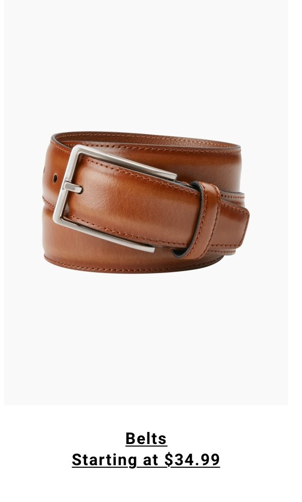 Shop Belts starting at 34 99