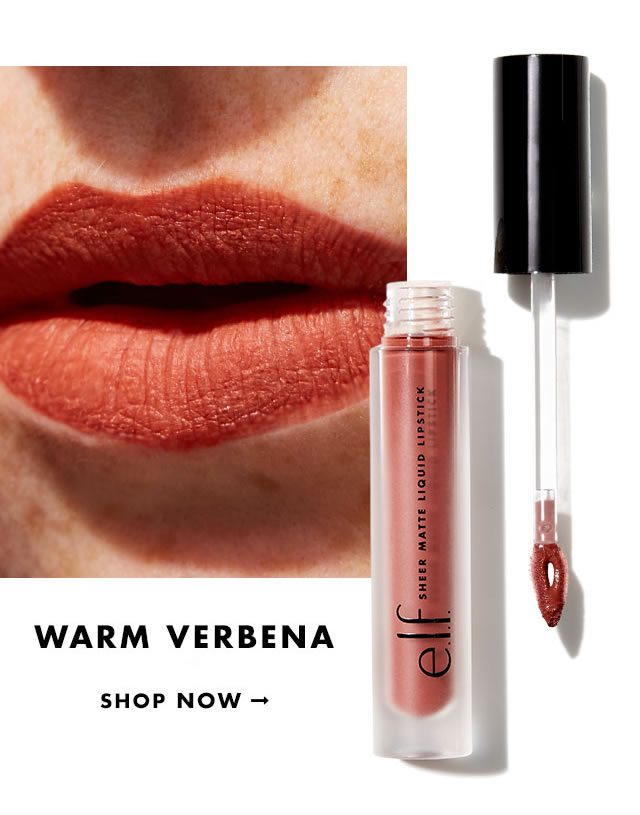 Sheer Matte Liquid Lipstick in Warm Verbena. Shop Now