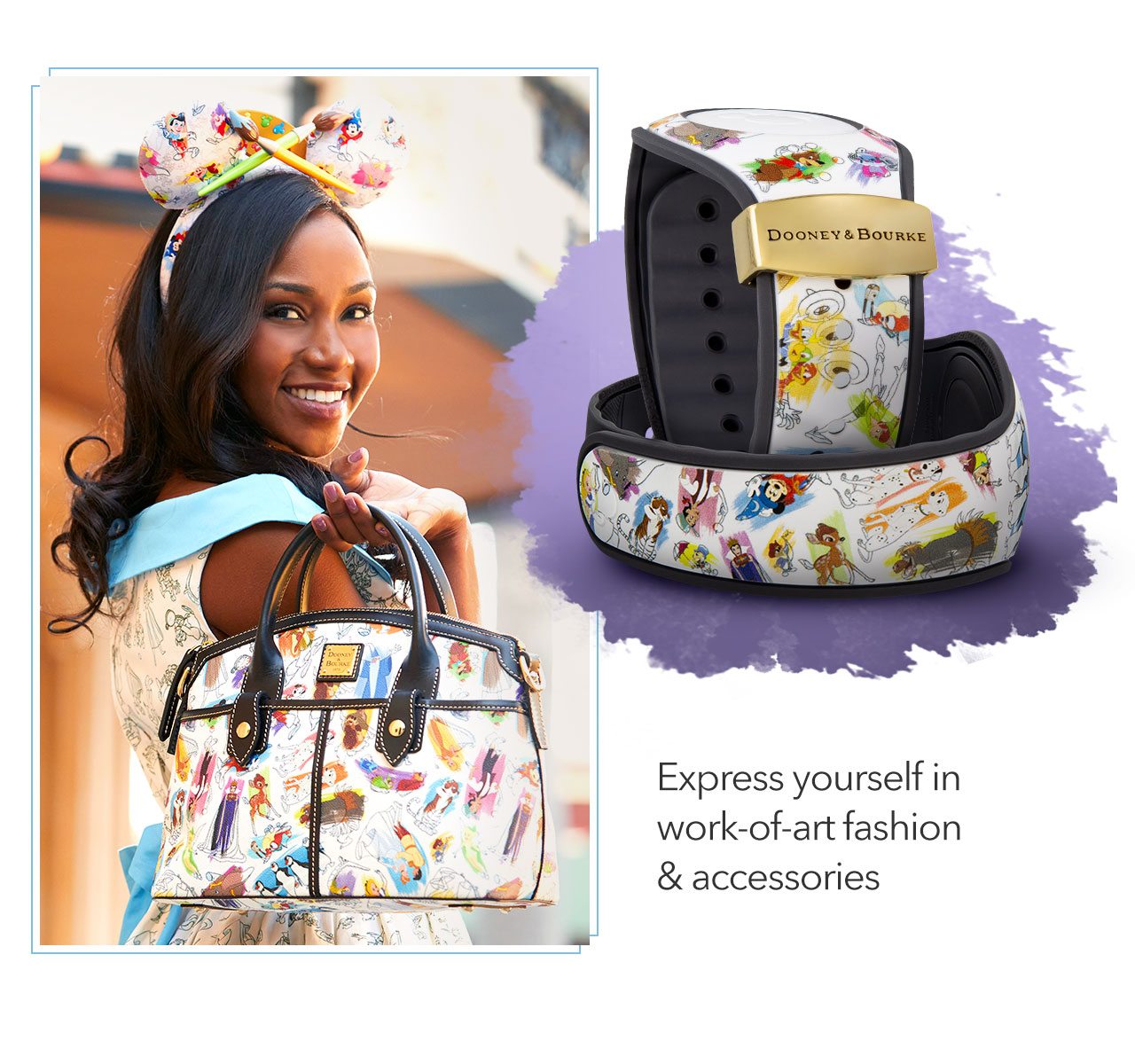 Express yourself in work-of-art fashion & accessories