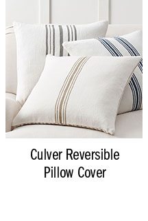 Culver Reversible Pillow Cover