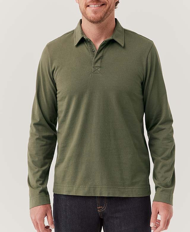 Vintage Long Sleeve Polo