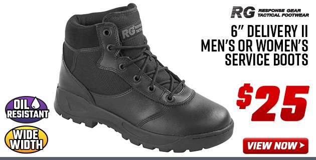 Response Gear 6” Delivery II Men's or Women's Service Boots