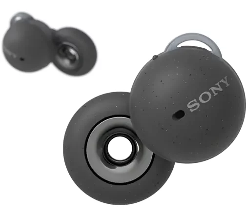 Sony LinkBuds True Wireless Open-Ear Earbuds, Dark Gray