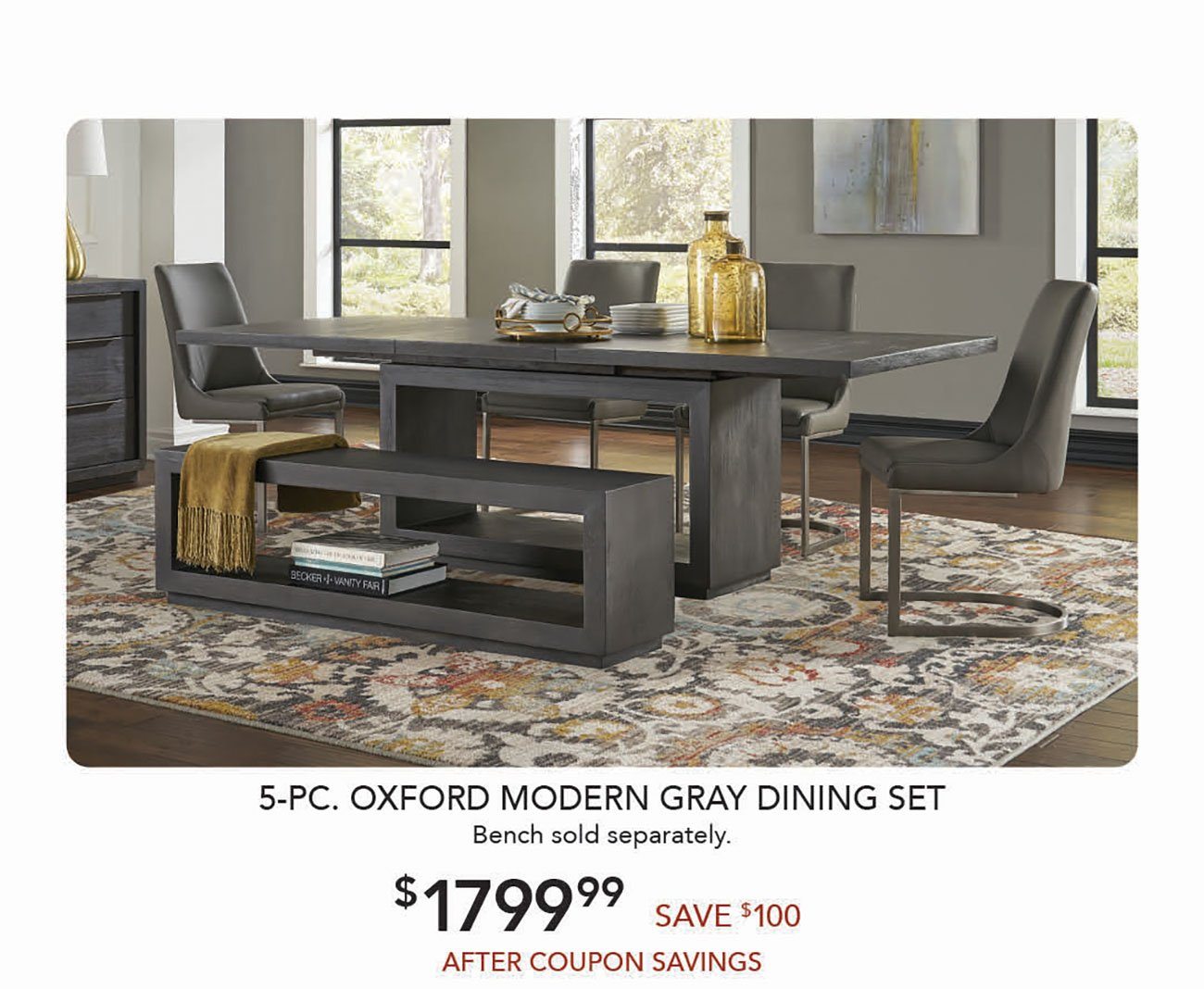 Oxford-Modern-Gray-Dining-Set