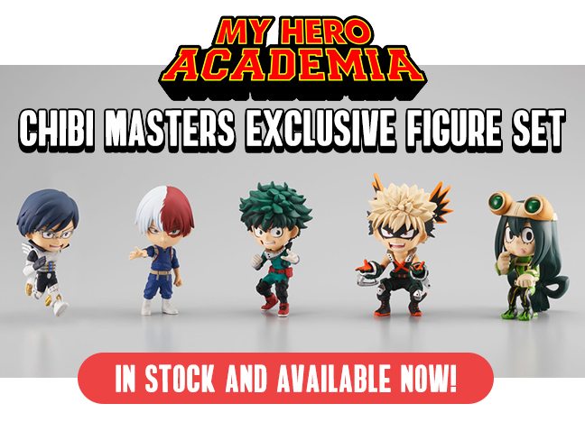 MHA Chibi Masters Exclusive Figure Set - Available Now!