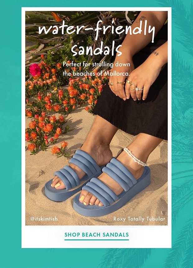 SHOP BEACH SANDALS