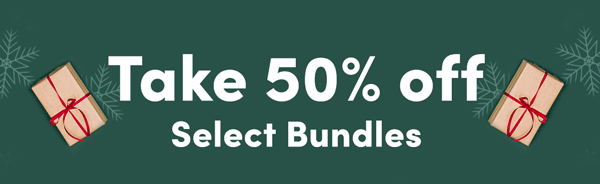 50% off Bundles | Shop Now