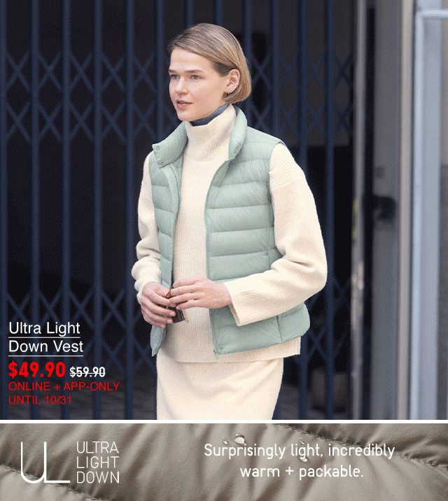 PDP4 - WOMEN AND MEN ULTRA LIGHT DOWN VEST