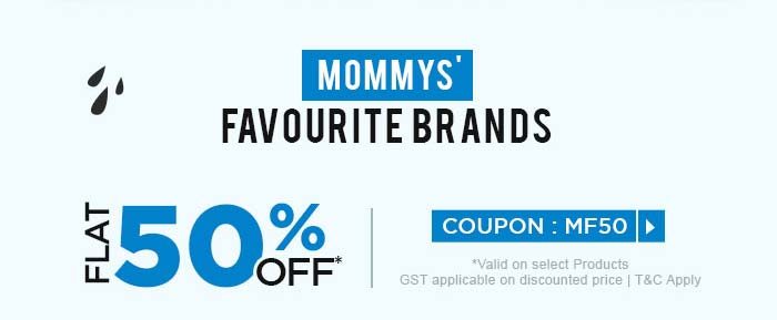 MOMMYS' FAVOURITE BRANDS FLAT 50% OFF*