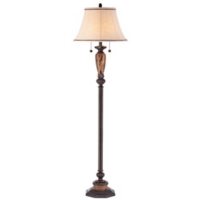 Kathy Ireland Sonnett Twin Pull Chain Floor Lamp