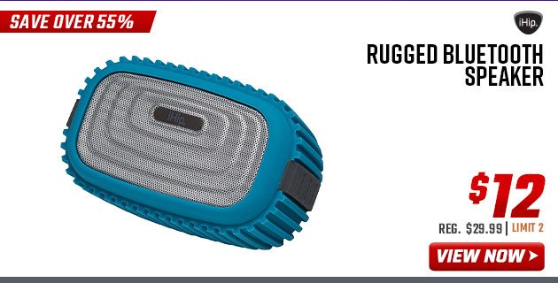 ihip rugged bluetooth speaker