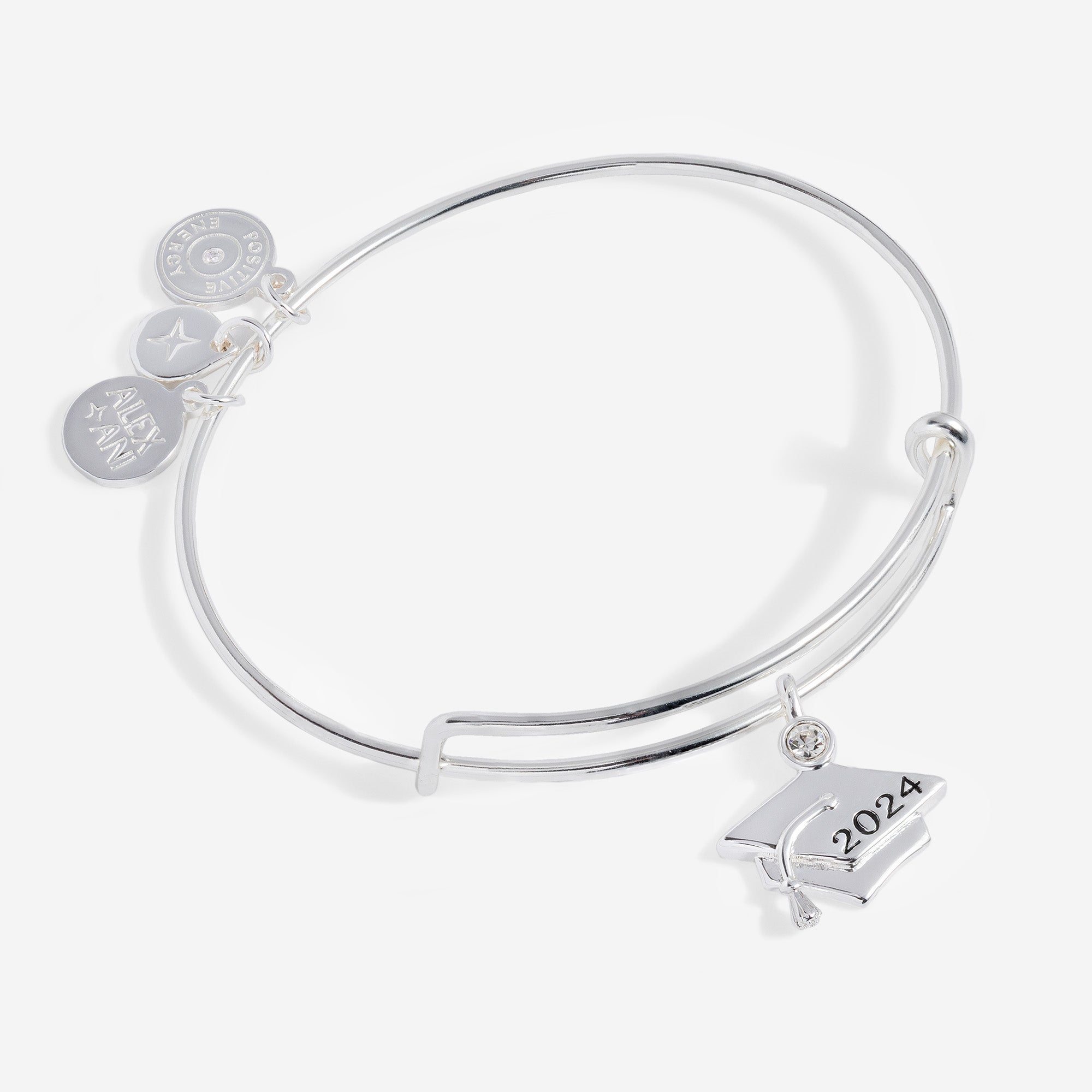 2024 Graduation Cap Charm Bangle