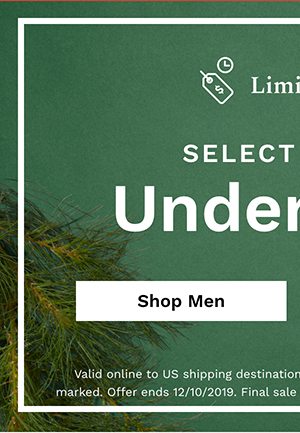 Limited Time | Select Styles Under $100 | Shop Men's