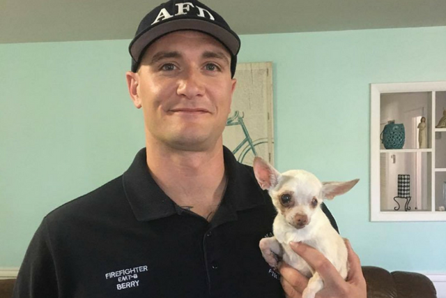 Texas Firefighter Makes A Life-Saving Deal To Help A Man And His Dog