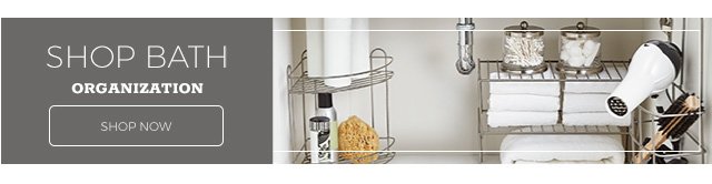 Shop bath organization | shop now