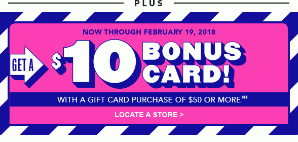 Post-Holiday Bonus Event Gift Card 