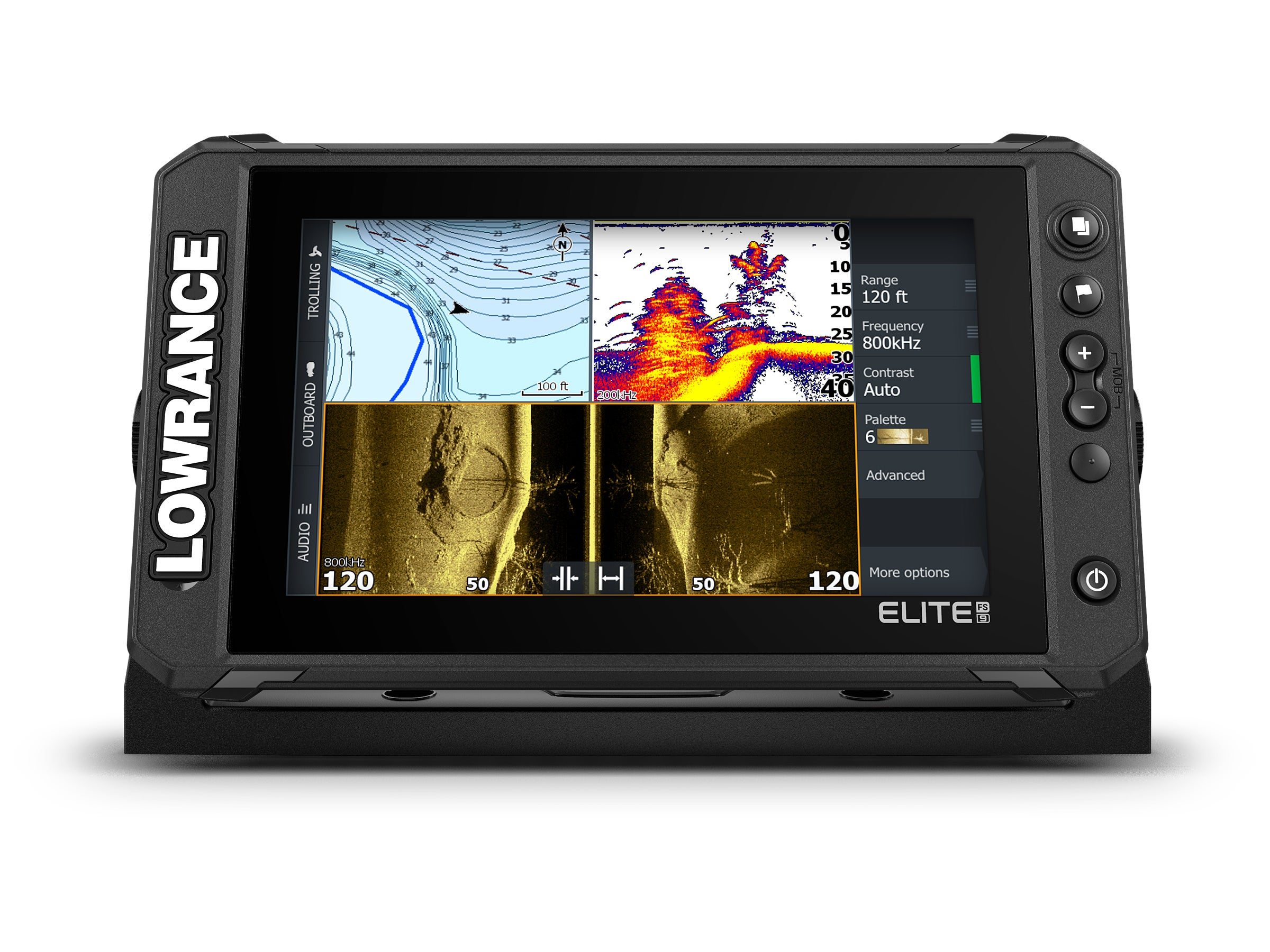 Lowrance Elite FS 9 Fishfinder/Chartplotter AI 3-in-1