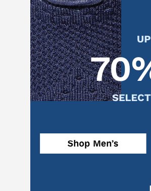 Up to 70% off Men's Sale