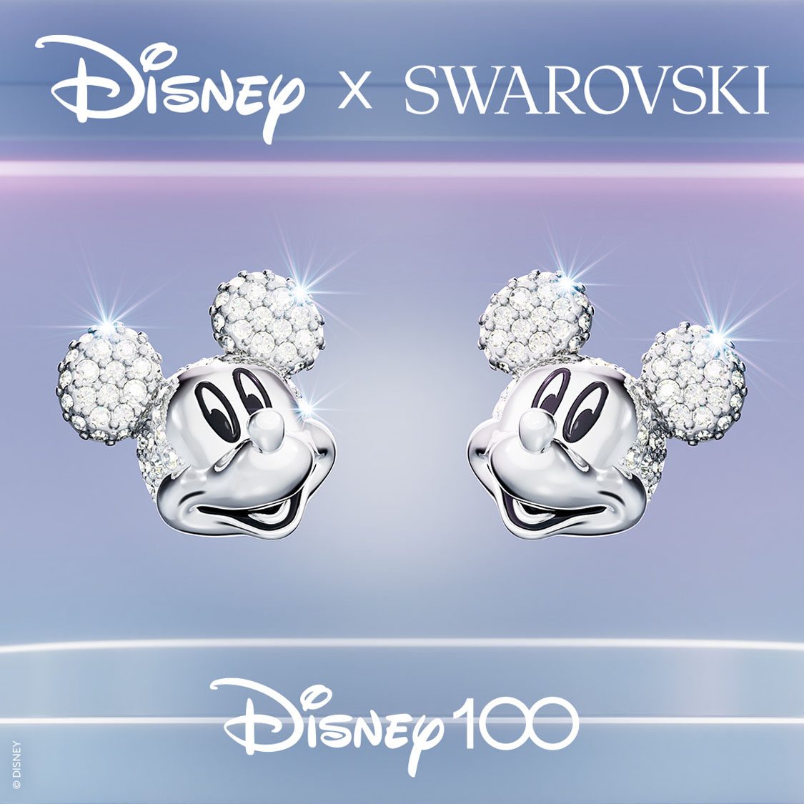 Swarvoski Disney100 inspired jewelry