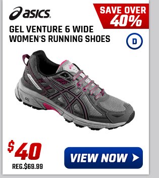ASICS Gel Venture 6 Wide Women's Running Shoes
