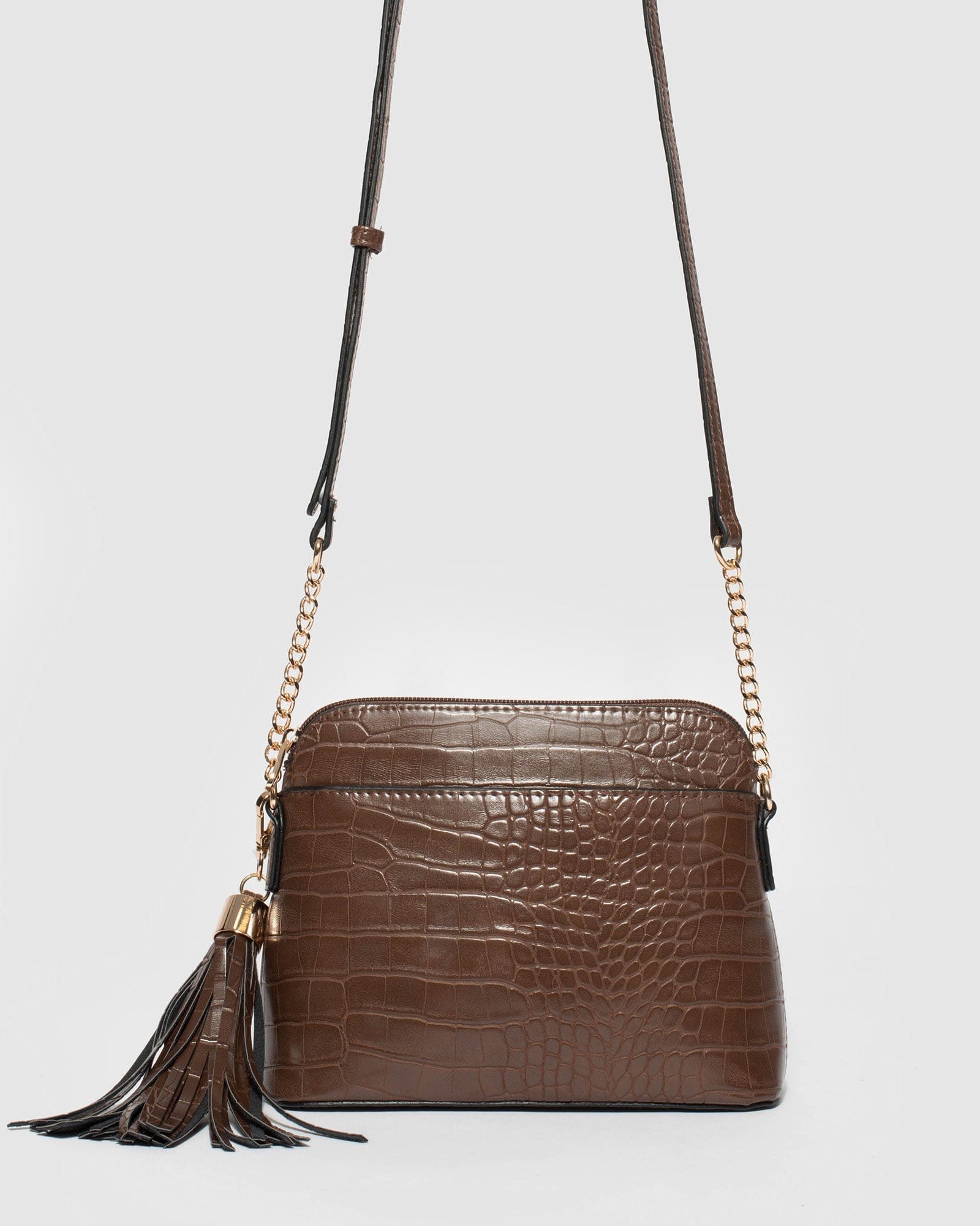 Image of Brown Karen Crossbody Bag