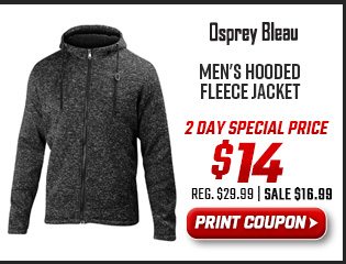 Osprey Bleau Men's Hooded Fleece Jacket 
