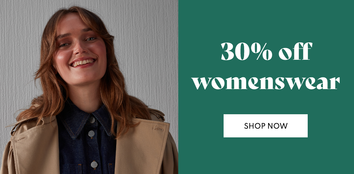 30% off womenswear