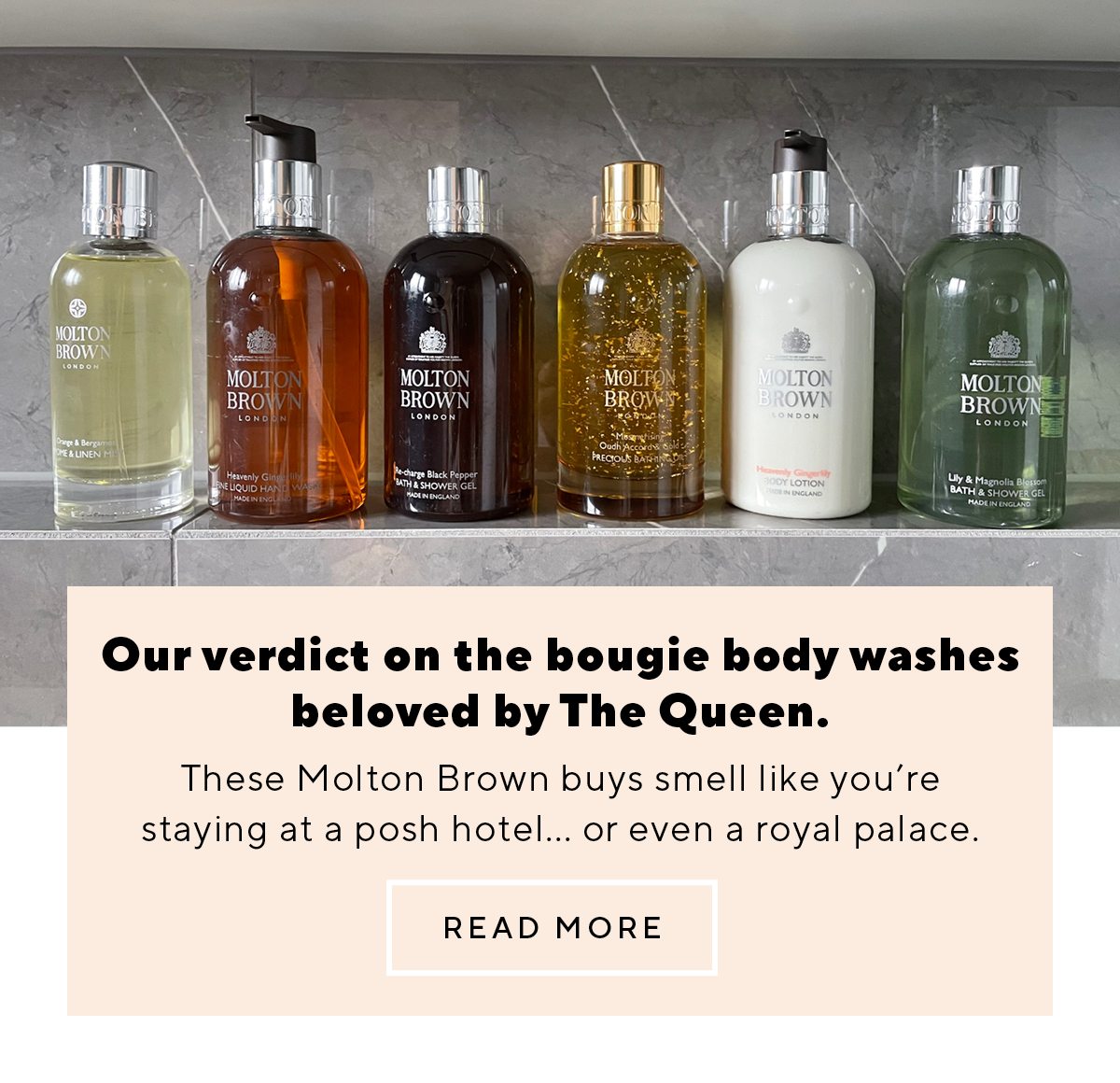 Our verdict on the bougie body washes beloved by The Queen.