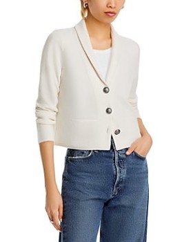 Cashmere Novelty Button Cashmere Blazer - Exclusive