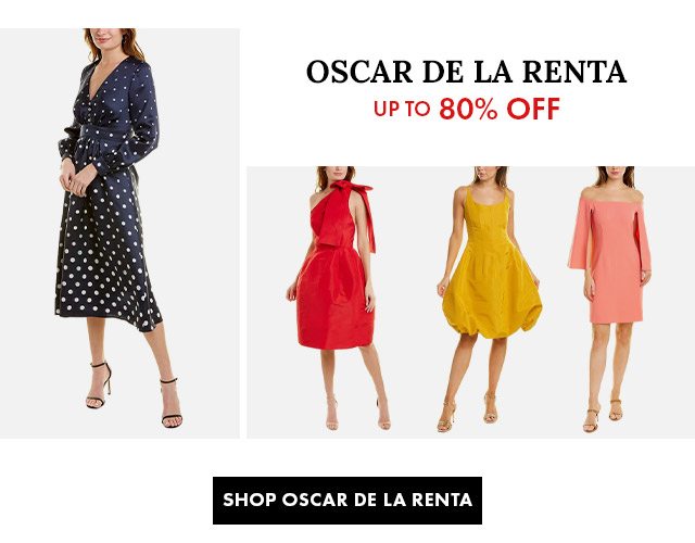 Up to 85% Off Oscar De La Renta