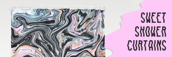SWEET SHOWER CURTAINS