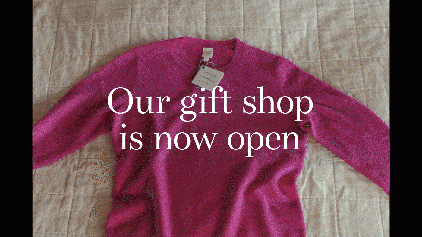 Our gift shop is now open