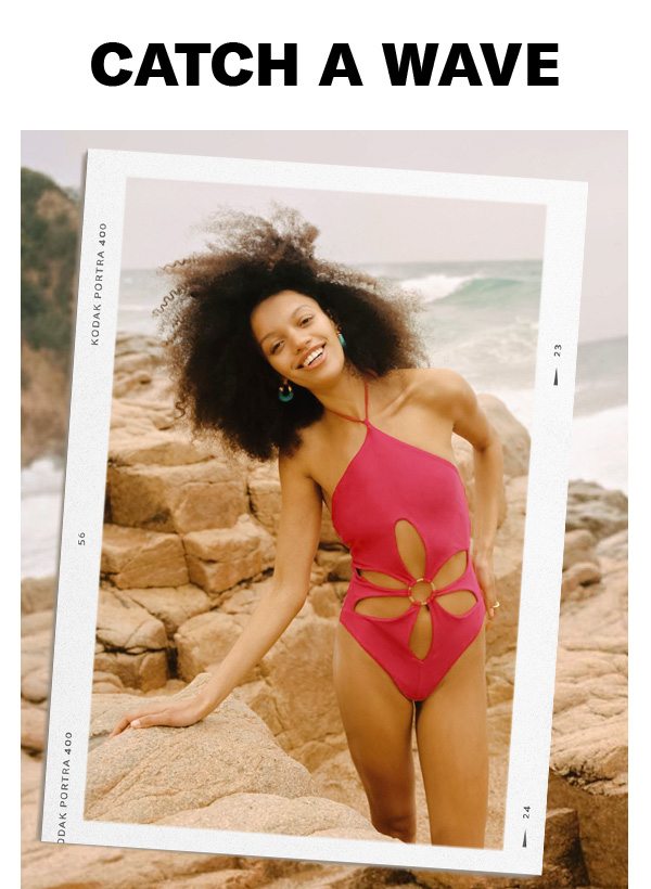 From unique one-pieces to high-style rashguards: it's our latest swim (dive on in!)