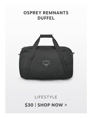 Osprey Remnants Duffel - Volcanic Grey - $30