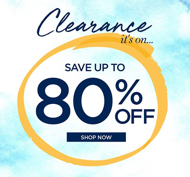 Clearance it's on - Sale up to 80% Off Clearance - Shop Now