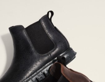 Shop Zerogrand Chelsea Boot in Black Leather