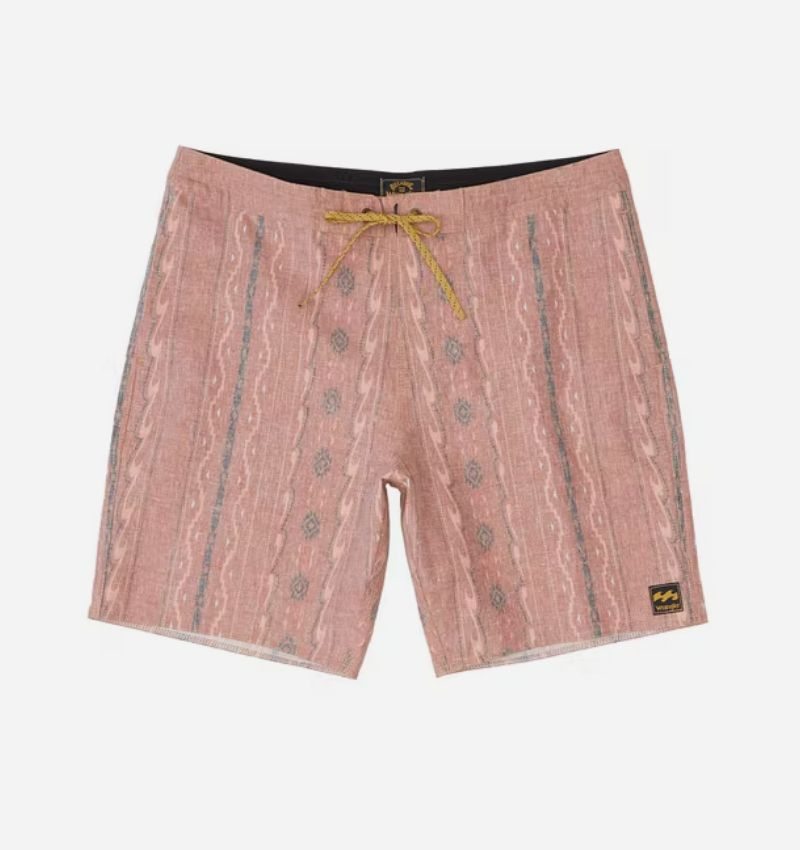 Billabong x Wrangler Wesley Boardshorts Washed Red