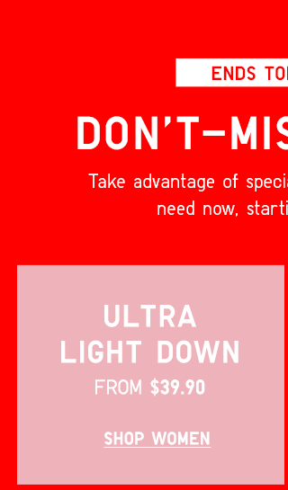 BANNER1 CTA1 - ULTRA LIGHT DOWN