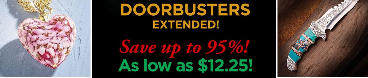 DOORBUSTERS FRI-SUN, NOV 25-27. Save up to 95%! as low as $12.25!