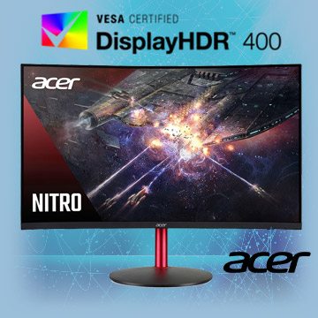 Acer XZ322QU 31.5 in. 2K WQHD (2560 x 1440) 165Hz Wide Curved Screen Gaming Monitor