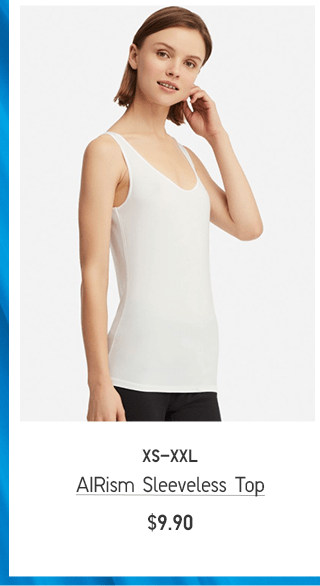 AIRISM SLEEVELESS TOP $9.90