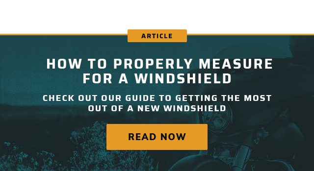 Properly measure for a windshield